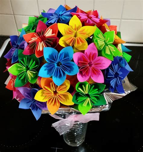 Origami flower bouquet. Things To Know About Origami flower bouquet. 